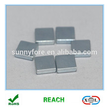 zinc coating square ndfeb led magnet